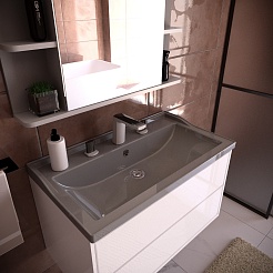 Stella Polare Раковина Флур 100 серая – фотография-2